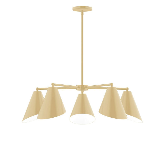 Jasmine 5-Light Chandelier in Ivory
