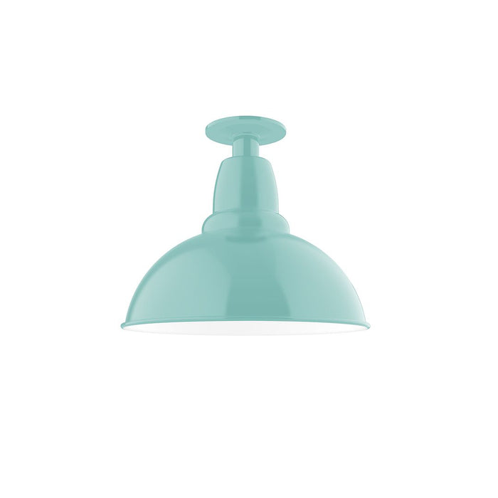 Cafe 12" Flush Mount in Sea Green