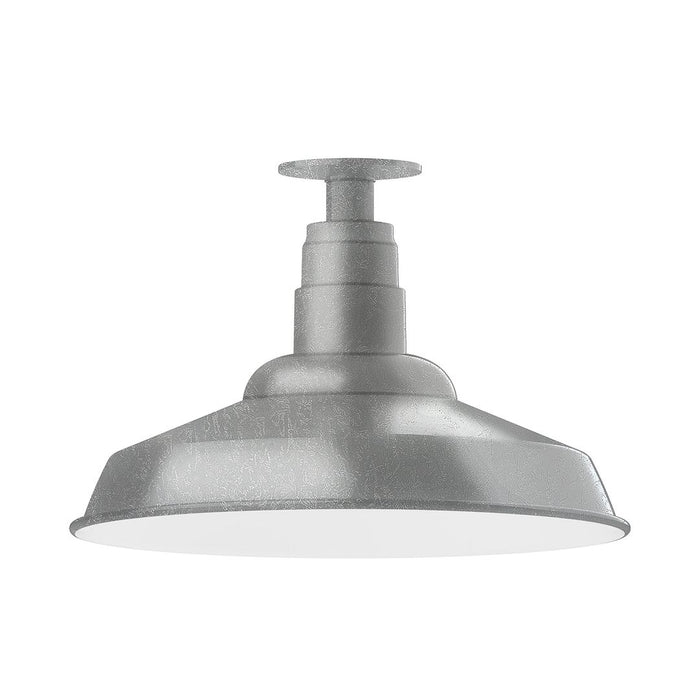 Warehouse 16" LED Flush Mount in Painted Galvanized