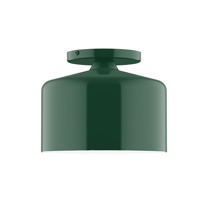 Julia 8.5" Flush Mount in Forest Green