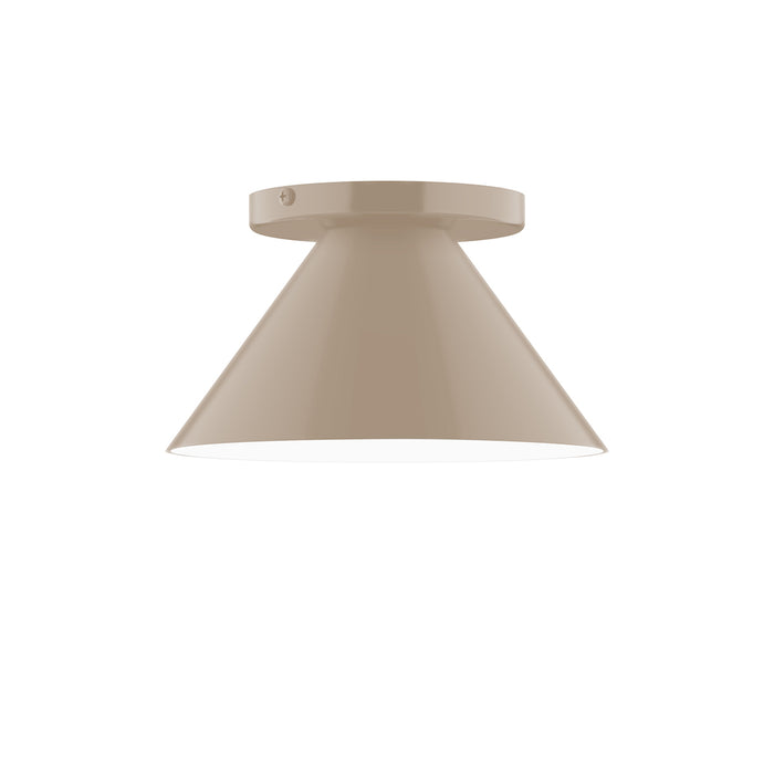 Pinnacle 8" LED Flush Mount in Clay | Montclair Light Works