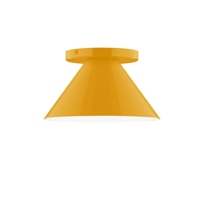 Pinnacle 8" Flush Mount in Bright Yellow