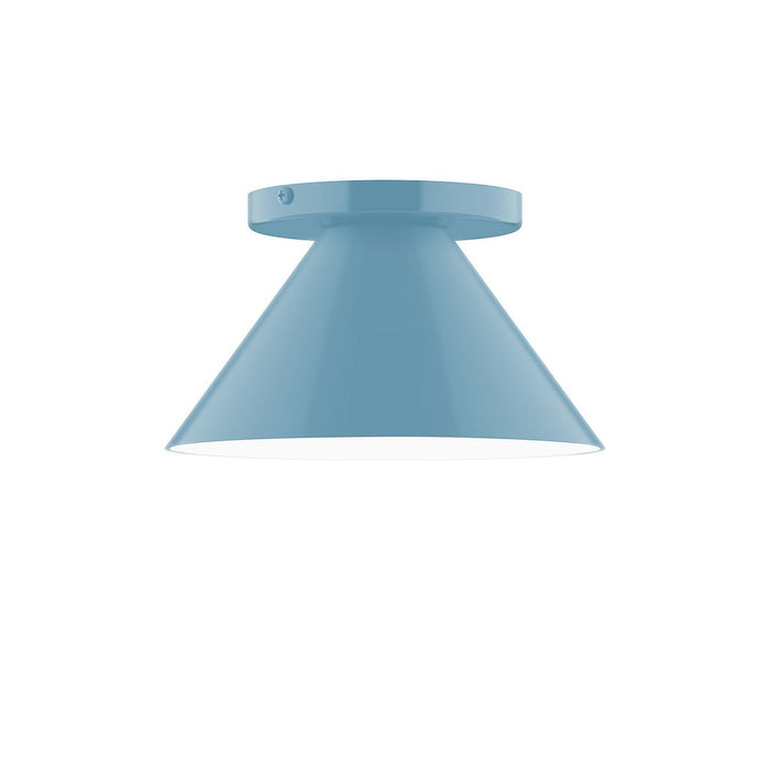 Pinnacle 8" Flush Mount in Light Blue