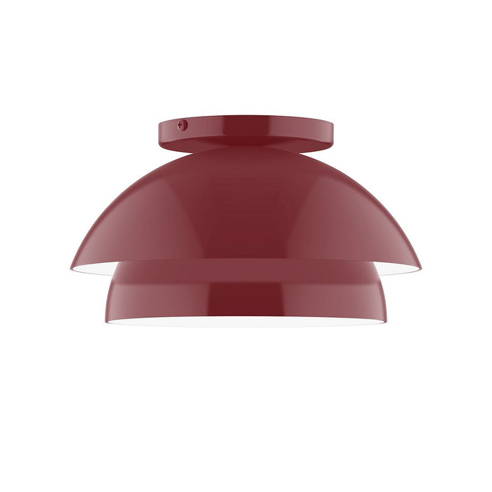 Nest 10" LED Flush Mount in Barn Red