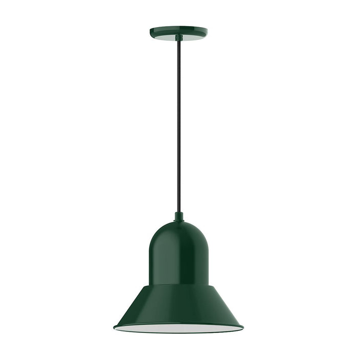 Prima 12" LED Pendant in Forest Green