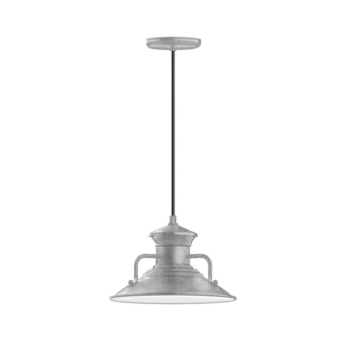 Homestead 12" pendant in Painted Galvanized