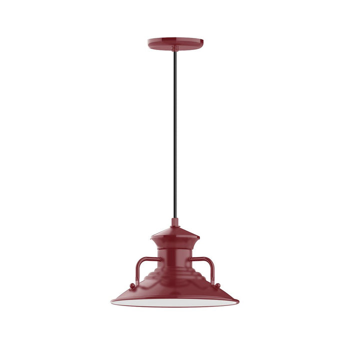 Homestead 12" pendant in Barn Red