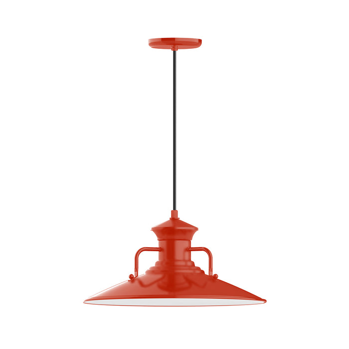 Homestead 18" pendant in Vermillion | Montclair Light Works