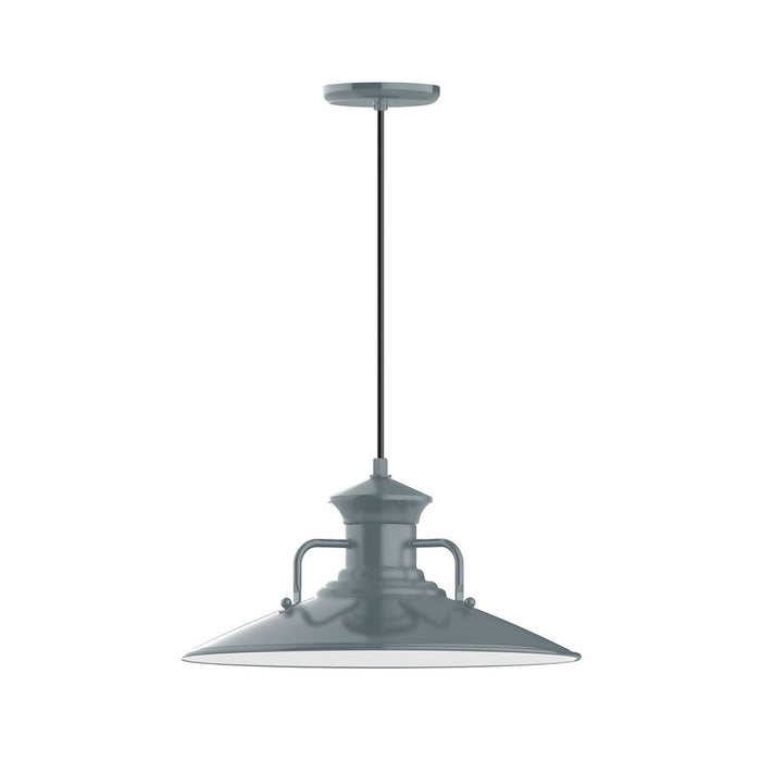 Homestead 18" pendant in Slate Gray