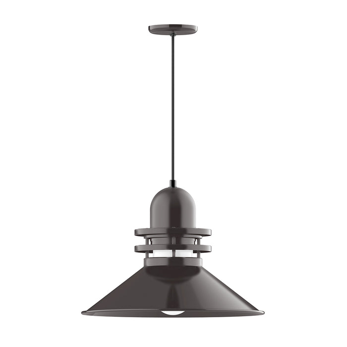 Atomic 20" pendant in Architectural Bronze