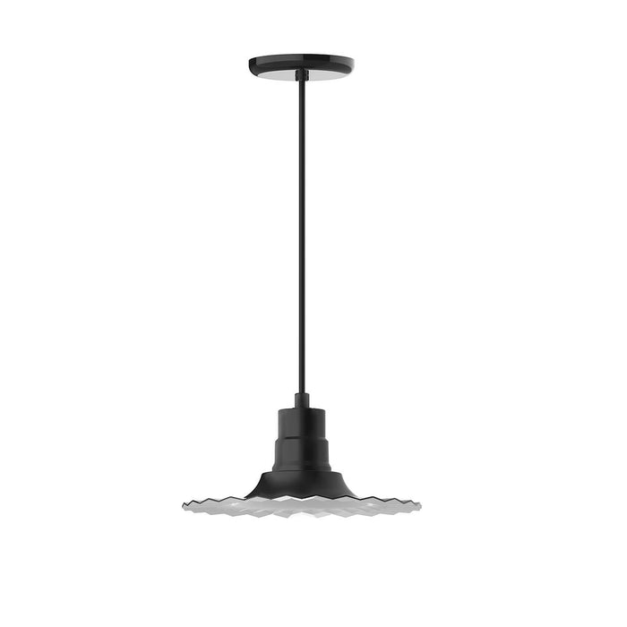 Radial 12" pendant in Black