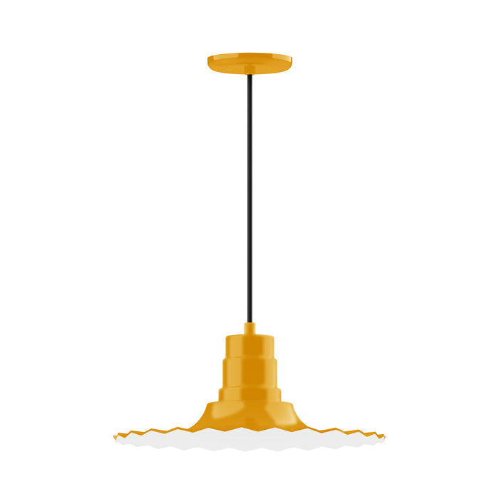 Radial 16" pendant in Bright Yellow | Montclair Light Works
