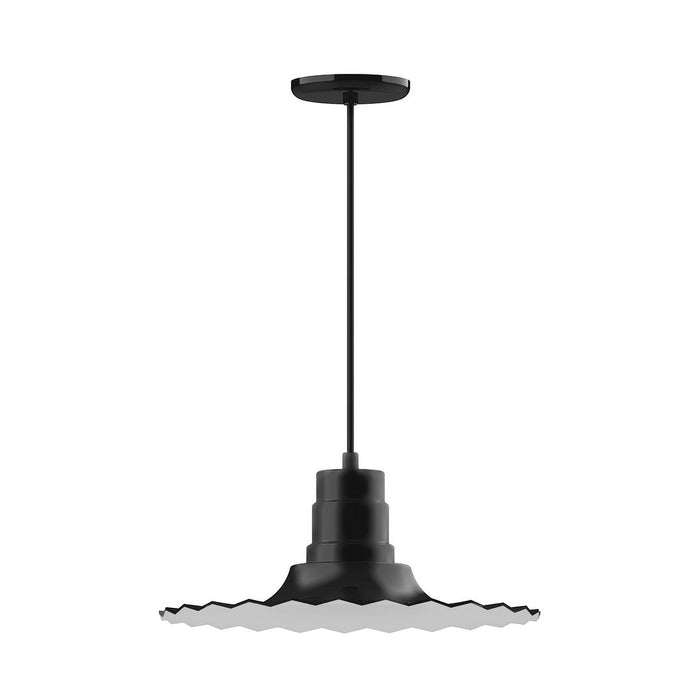 Radial 16" pendant in Black