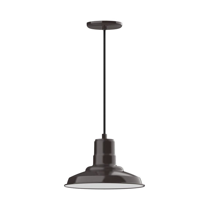 Warehouse 12" pendant in Architectural Bronze