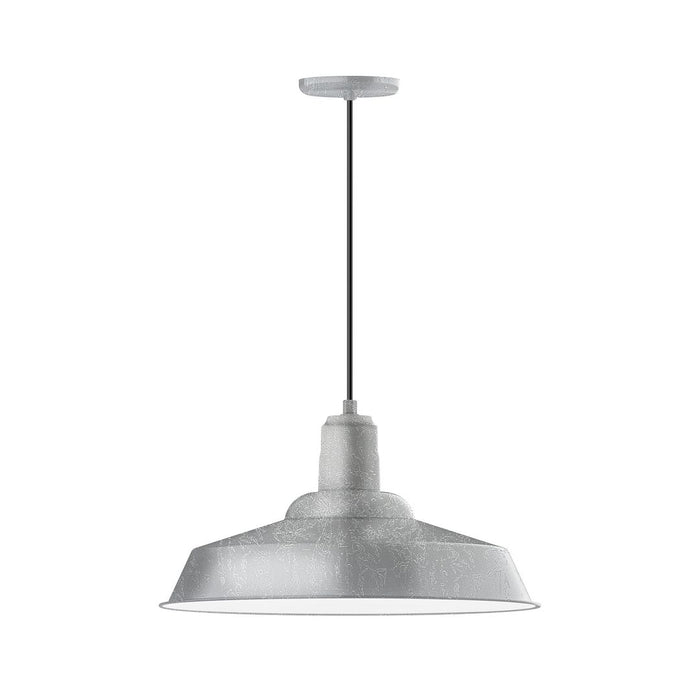 Warehouse 20" pendant in Painted Galvanized