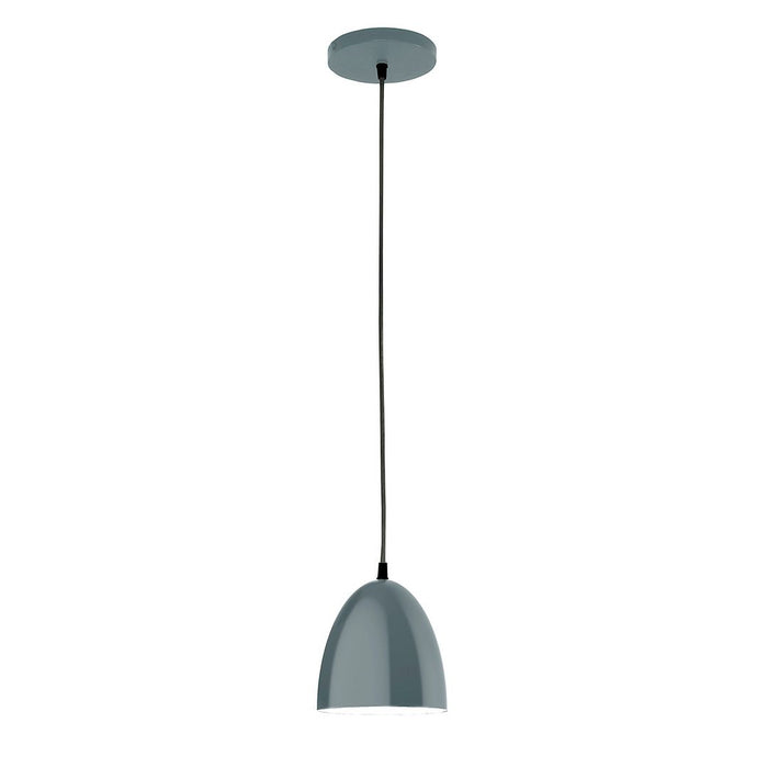 Jill 6" pendant in Slate Gray