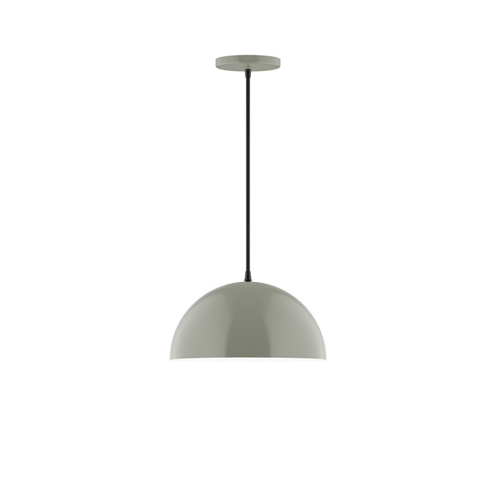 Arcade 12" Pendant in Moss Green | Montclair Light Works