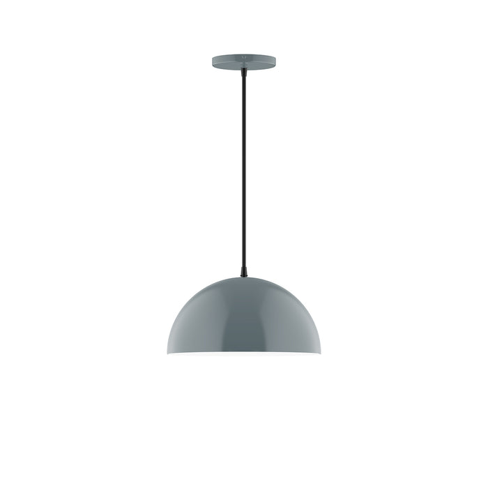 Arcade 12" Pendant in Slate Gray | Montclair Light Works