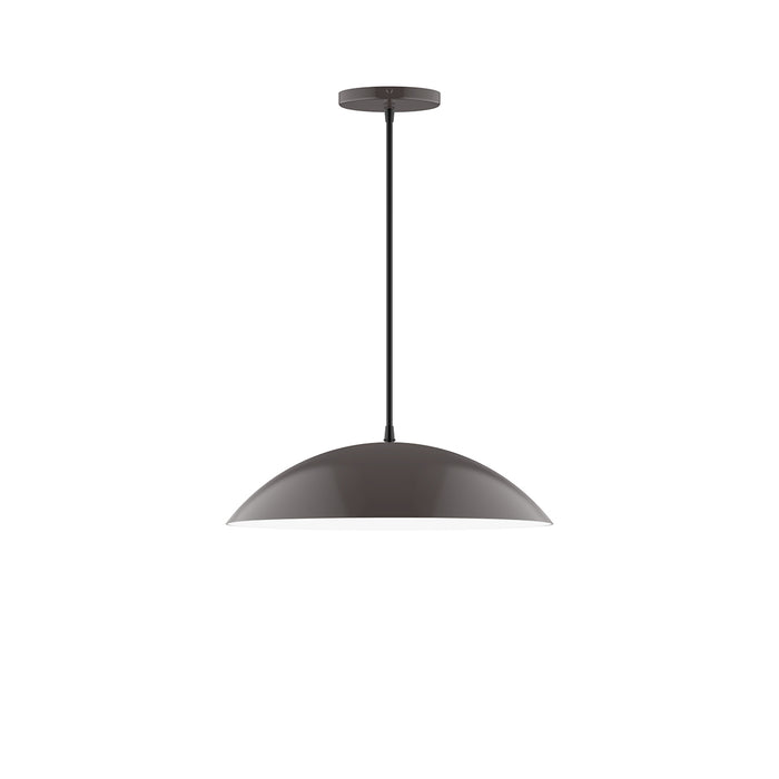 Plateau 16" Pendant in Architectural Bronze | Montclair Light Works
