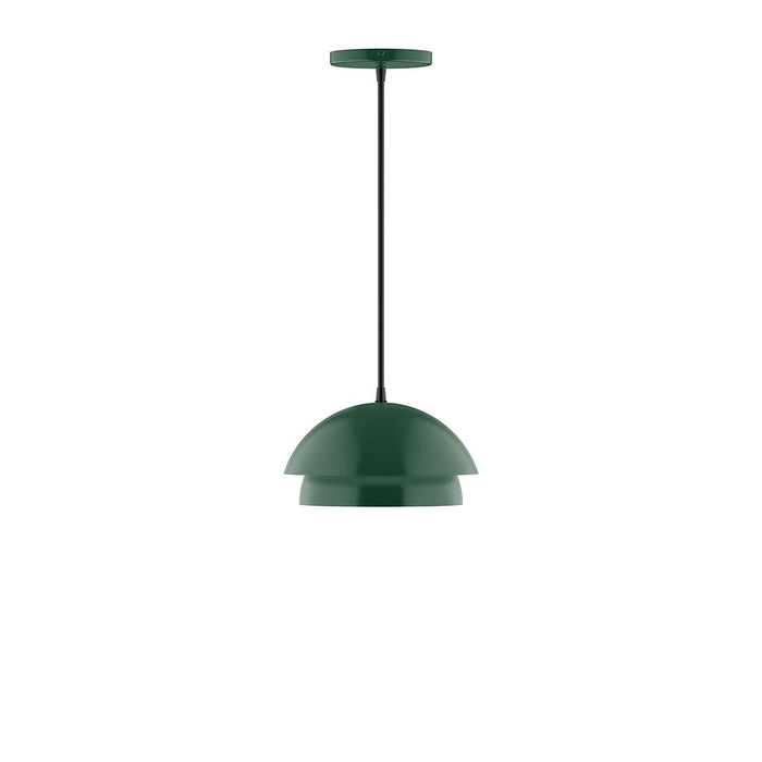 Nest 10" LED Pendant in Forest Green