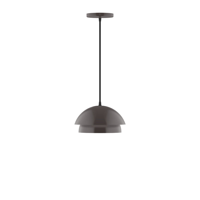 Nest 10" Pendant with Glass Globe in Architectural Bronze | Montclair Light Works