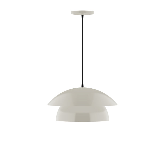 Nest 16" LED Pendant in Silk Gray | Montclair Light Works