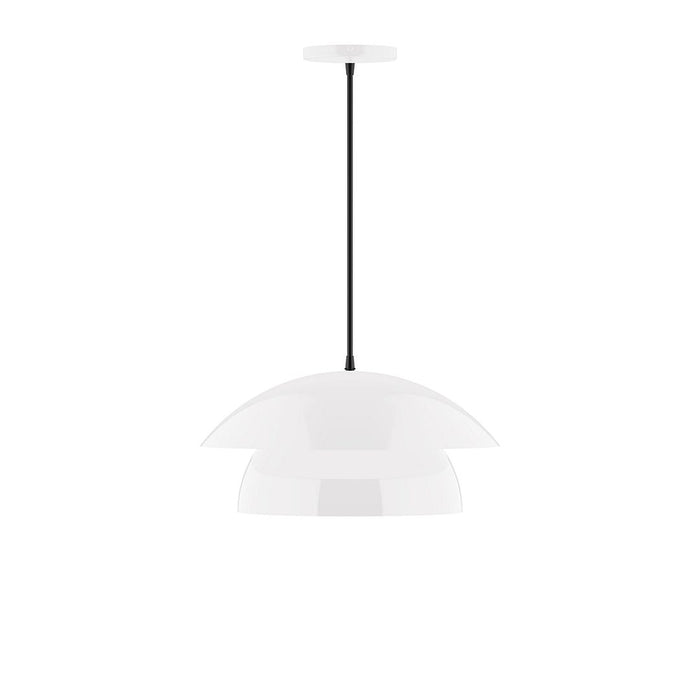 Nest 16" LED Pendant in White