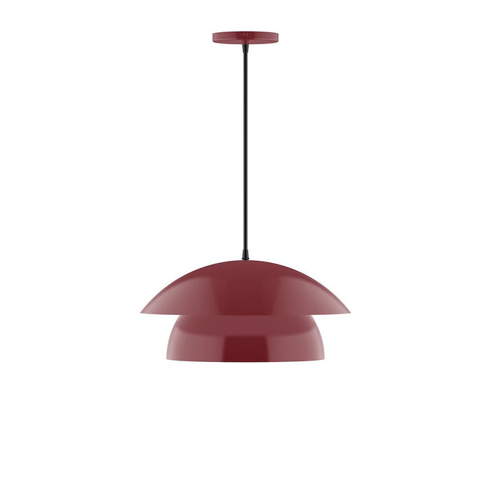 Nest 16" LED Pendant in Barn Red