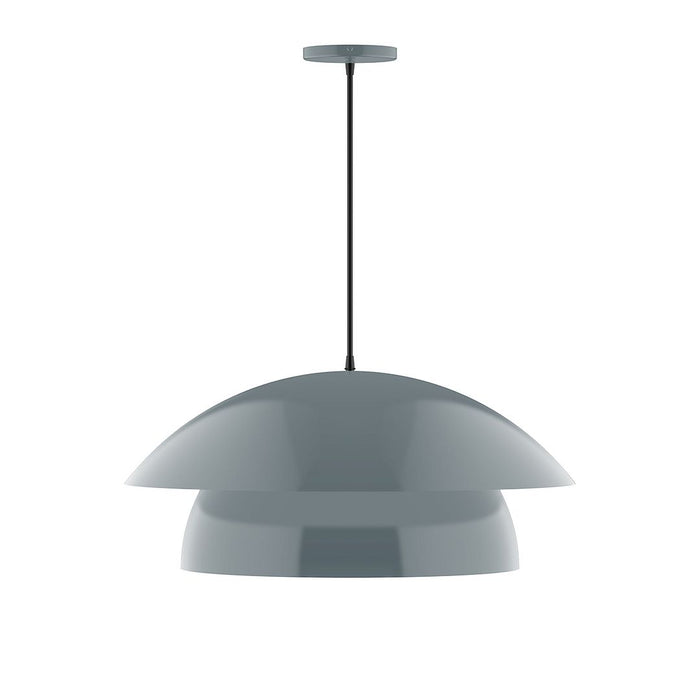 Nest 24" LED Pendant in Slate Gray