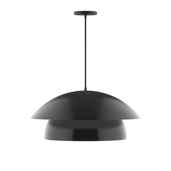 Nest 24" LED Pendant in Black