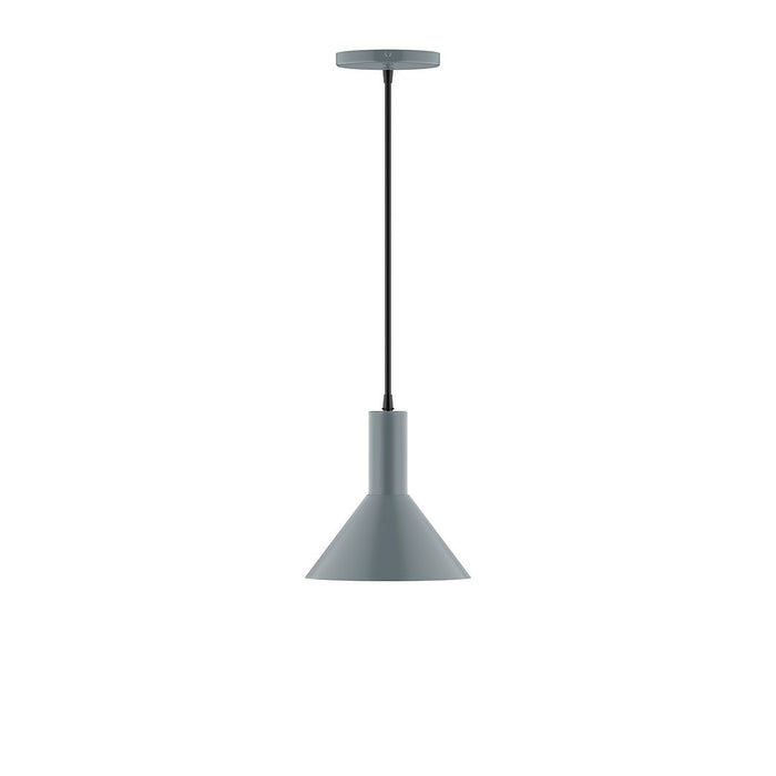 Chase 8" Pendant in Slate Gray