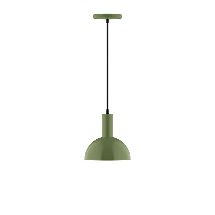Ray 8" LED Pendant in Fern Green