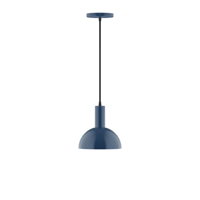 Ray 8" LED Pendant in Navy