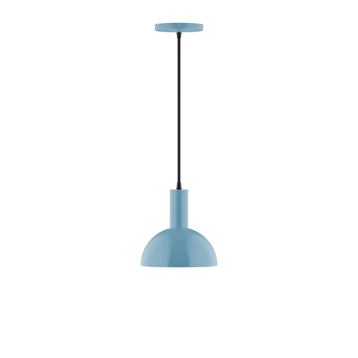 Ray 8" LED Pendant in Light Blue