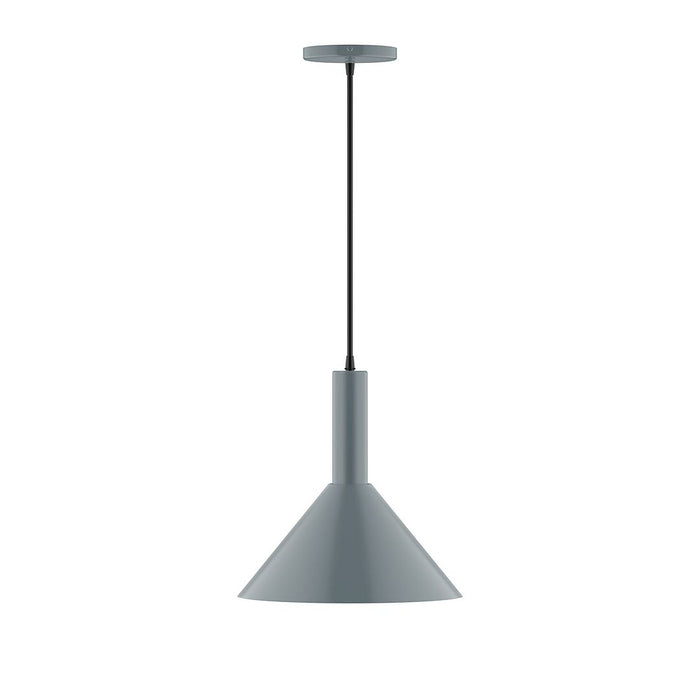 Chase 12" LED Pendant in Slate Gray