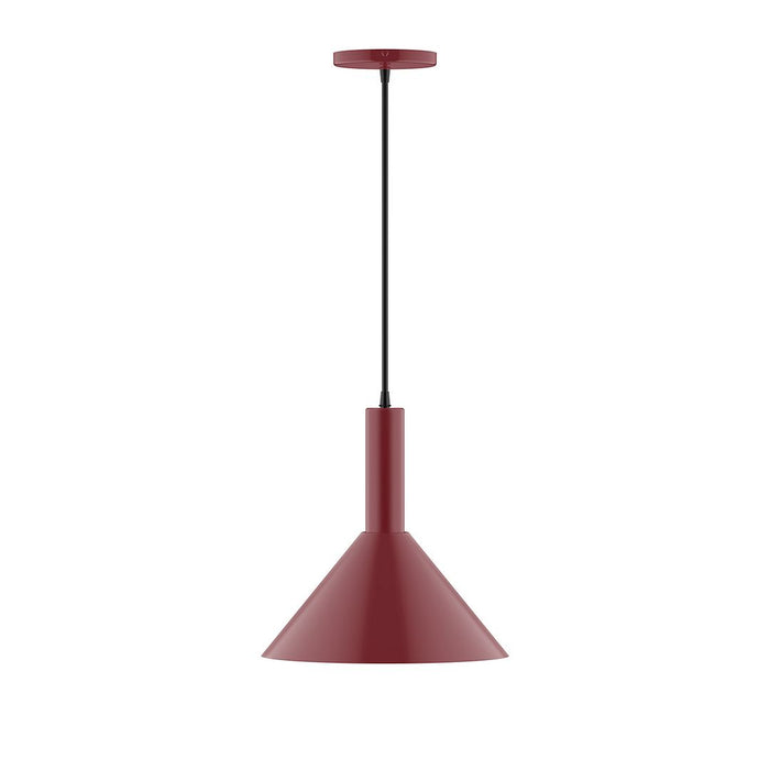 Chase 12" LED Pendant in Barn Red