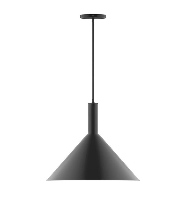 Chase 18" LED Pendant in Black