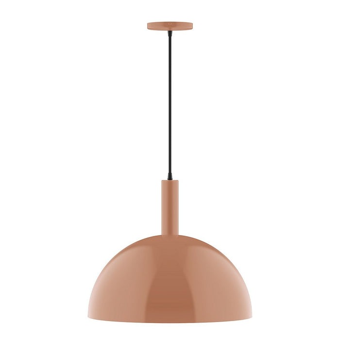 Ray 18" LED Pendant in Terracotta