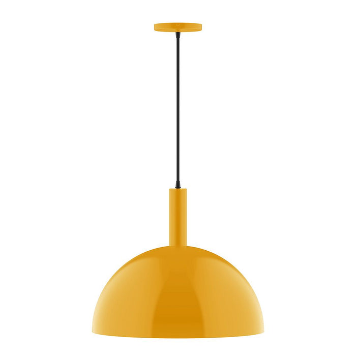 Ray 18" LED Pendant in Bright Yellow