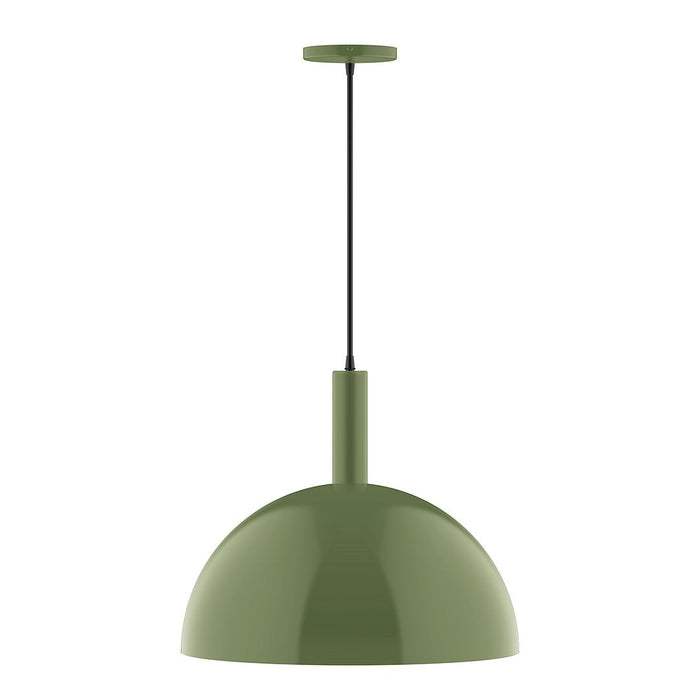 Ray 18" LED Pendant Light in Fern Green