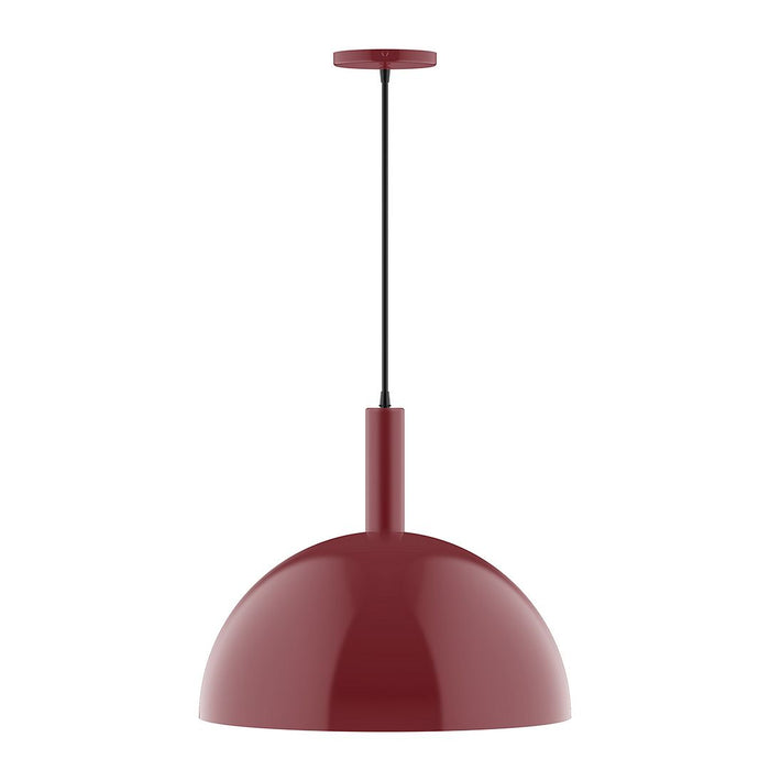 Ray 18" LED Pendant in Barn Red