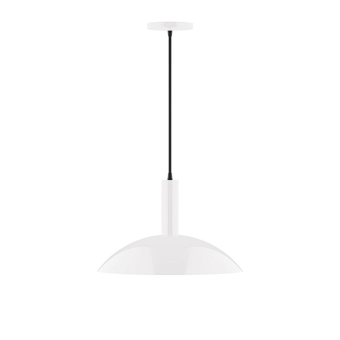 Glow 16" Pendant in White