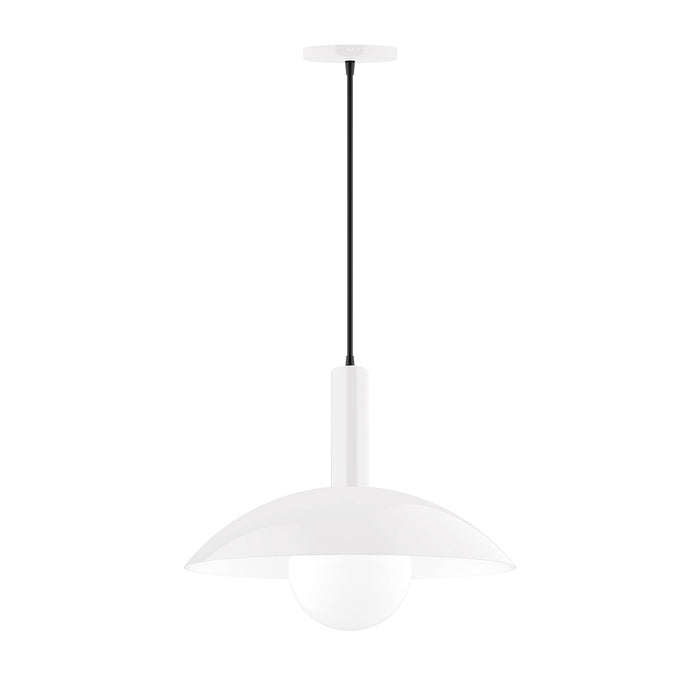 Glow 16" Pendant in White | Montclair Light Works