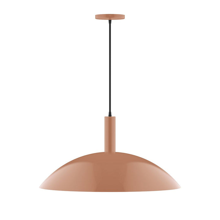 Glow 24" LED Pendant in Terracotta