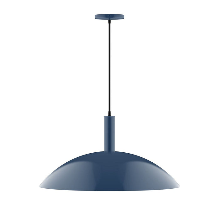 Glow 24" LED Pendant in Navy