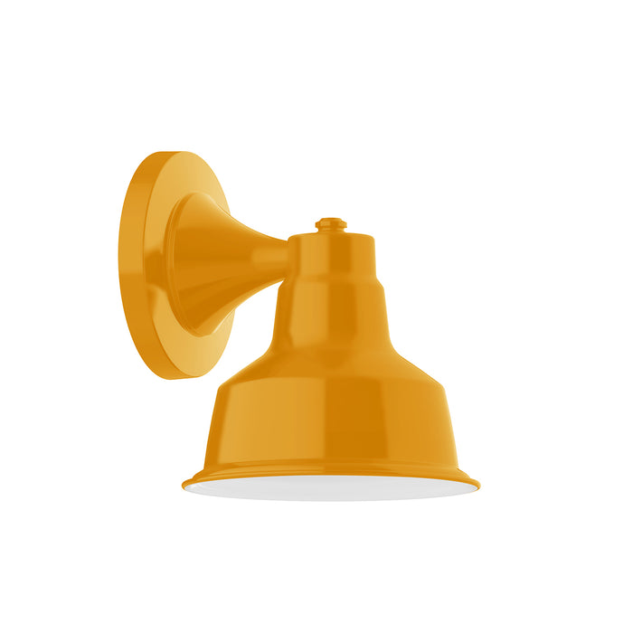Warehouse 8" wall light in Bright Yellow | Montclair Light Works