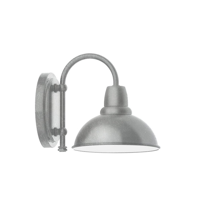Cafe 8" wall sconce in Painted Galvanized