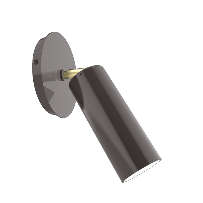 Martin Adjustable Wall Sconce in Architectural Bronze with Brushed Brass Accents | Montclair Light Works