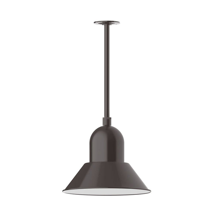 Prima 14" LED Stem Mount Pendant in Architectural Bronze