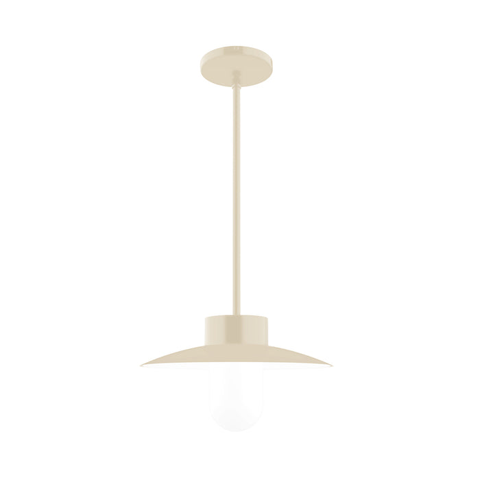 Gambler 12 inch Pendant Stem Hung in Cream | Montclair Light Works